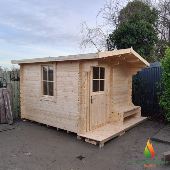 Timber cabin "Tom" 3×3m and 3×4m - finance available 