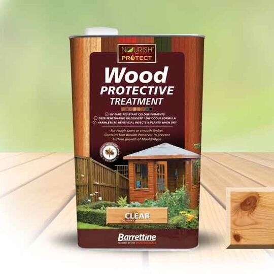 image for Barrettine Wood Protective Treatment 5Ltr