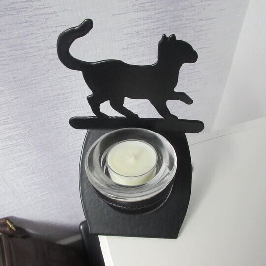 image for Cat Tea Light Candle Holder BRAND NEW