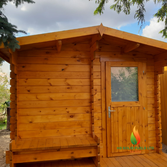 Timber cabin "Tom" 3×3m and 3×4m - finance available 