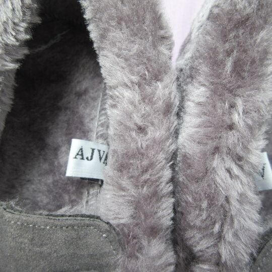 Ladies Grey Moccasin Slippers BRAND NEW