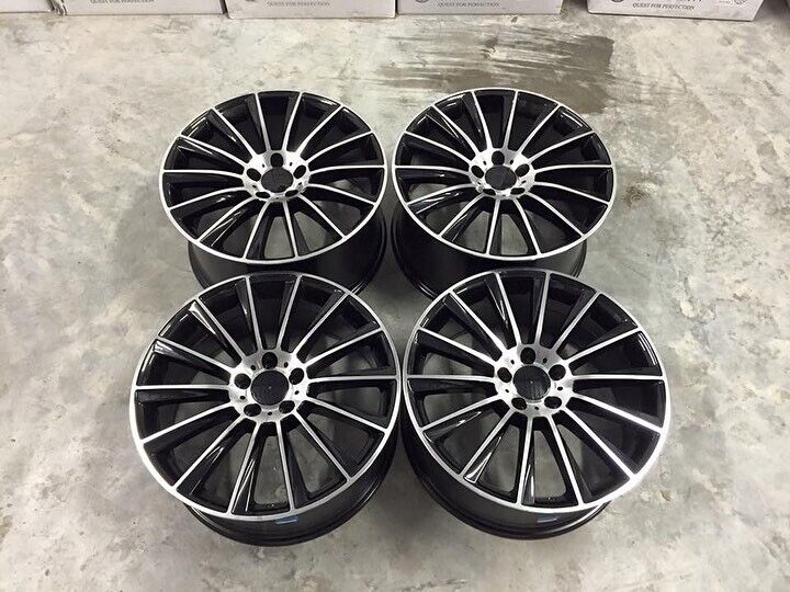  19 20" Inch Mercedes Twist Alloy style wheels A C E S CLASS W204 W205 W212 W213 5X112 W221 W222