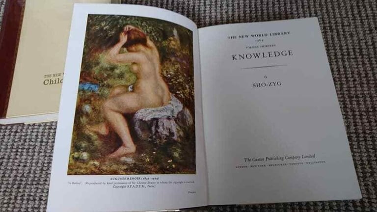 new world library set of childrens encyclopedias,