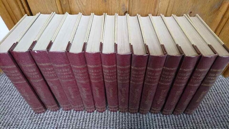 image for new world library set of childrens encyclopedias,