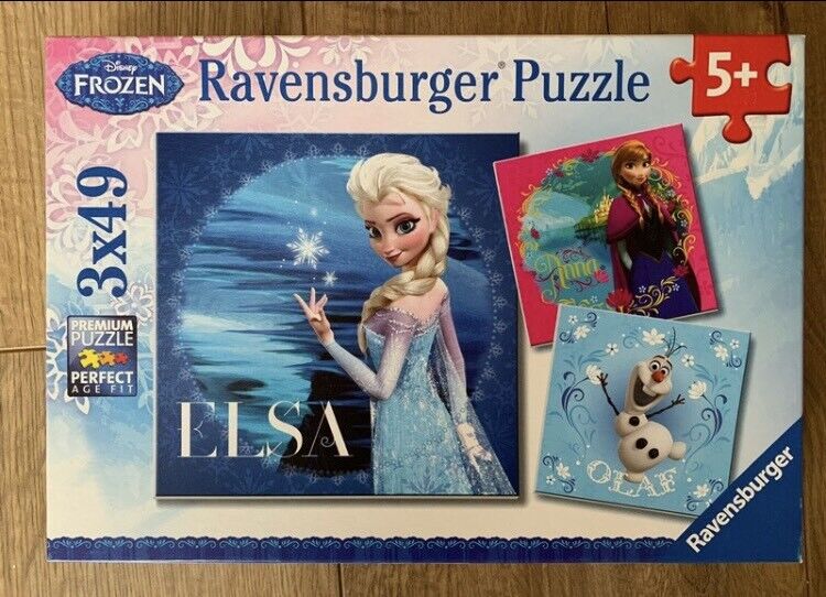 Ravensburger Frozen Puzzle x3 (5yrs+)
