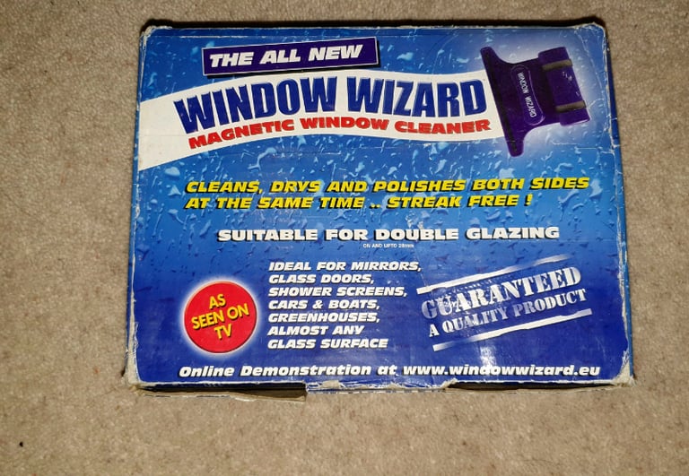 2 x Window Wizard Magnetic Window Cleaners 