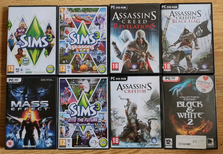 image for Pc games. Dvd rom. 8 in total. All very good condition. 
