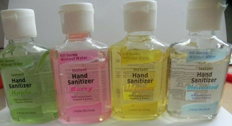 Hand Sanitizers x 28, Pocket Size, 2oz, 59.25ml. 