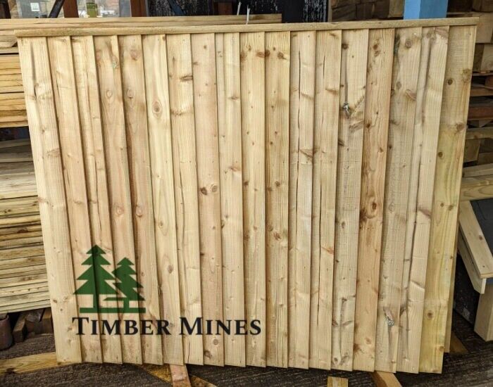 image for Closedboard Fence Panels. 6ft x 2ft, 3ft, 4ft, 5ft and 6ft. FREE DELIVERY OFFER TO WN AREA. 