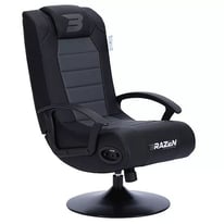 image for £100 OFF: BraZen Stag 2.1 Bluetooth Surround Sound Gaming Chair - Grey-New