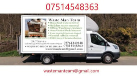 SAME DAY RUBBISH & HOUSE CLEARANCE,JUNK-WASTE REMOVAL,SCRAP METAL COLLECTION,GARDEN WASTE,24-7