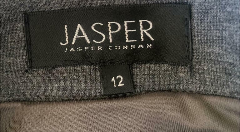 JASPER CONRAN GREY DRESS - SIZE 12 - NEW