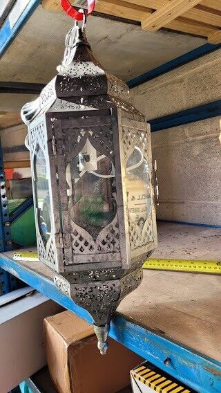 2 x Metal Lantern Light Fittings