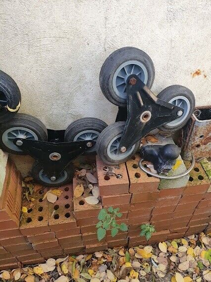 Set of 2 Hand Cart Wheels