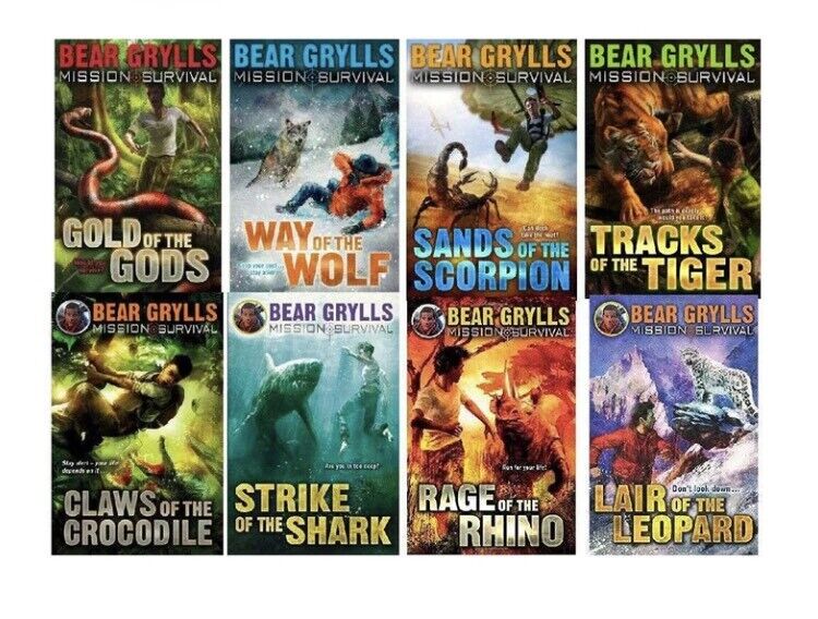 Bear Grylls Mission Survival Collection 8 Books Set 