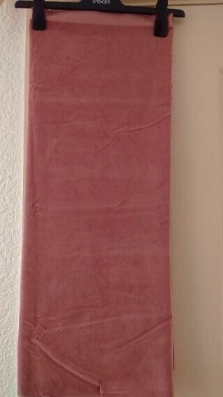 image for Crafting Materials Unused Rose Pink Velour Fabric various sizes