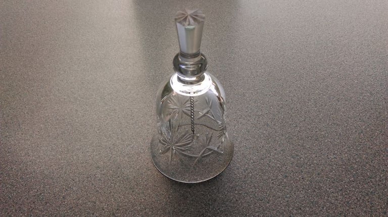 image for Edinburgh Crystal Glass Bell