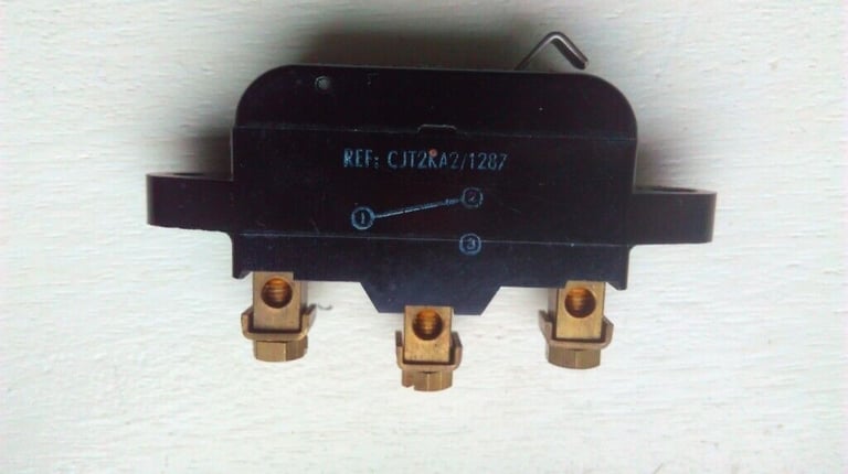 VINTAGE BAKELITE Burgess micro contact switch REF; CJT2KA2/1287 excellent condition