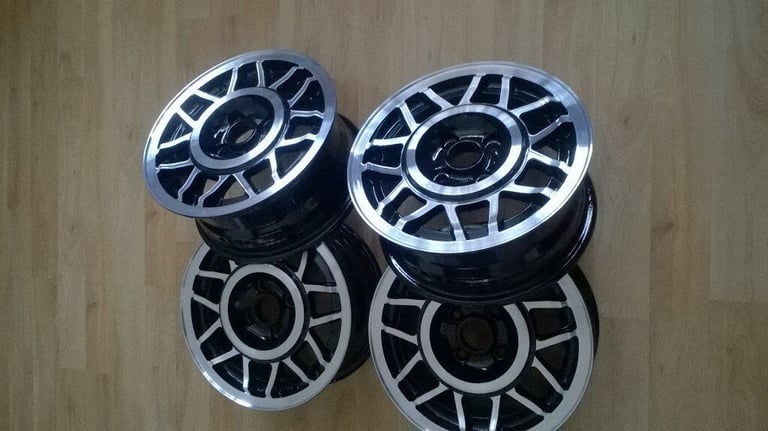 MK2 VW SCIROCCO   SNOWFLAKE   14 INCH 4 STUD ALLOY WHEELS 