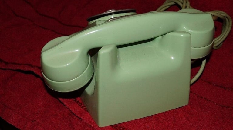 Antique Diakon telephone in stunning mint green - £110 