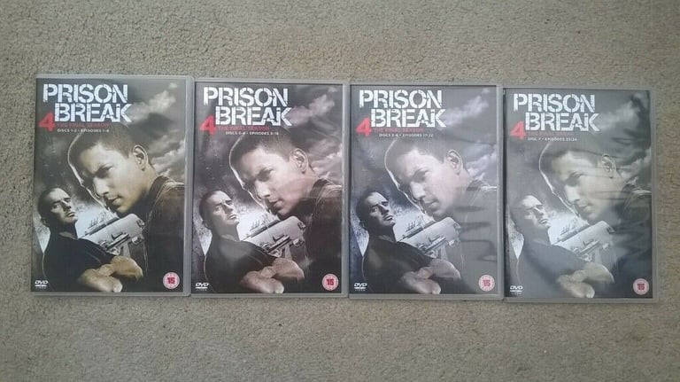 Prison Break - Complete Season 1-4 (23 Discs) (DVD)
