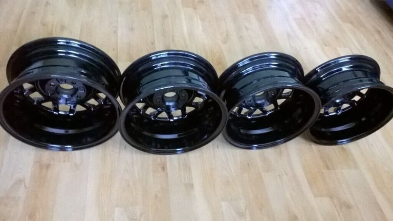 MK2 VW SCIROCCO   SNOWFLAKE   14 INCH 4 STUD ALLOY WHEELS 