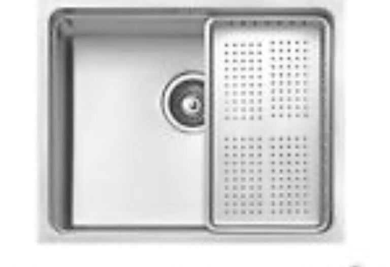 New boxed - Jass Ferry sink / drainer undermount satin CO2 neutral 