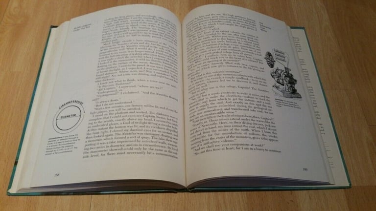Rare Vintage 60's Edition 20, 000 LEAGUES UNDER THE Sea by JOULES VERNE. Large Hardback Book. 