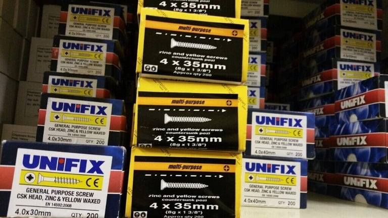 image for Screws various sizes from  £2 a box