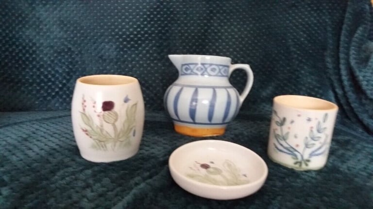 image for BUCHAN PORTOBELLO POTTERY X 4