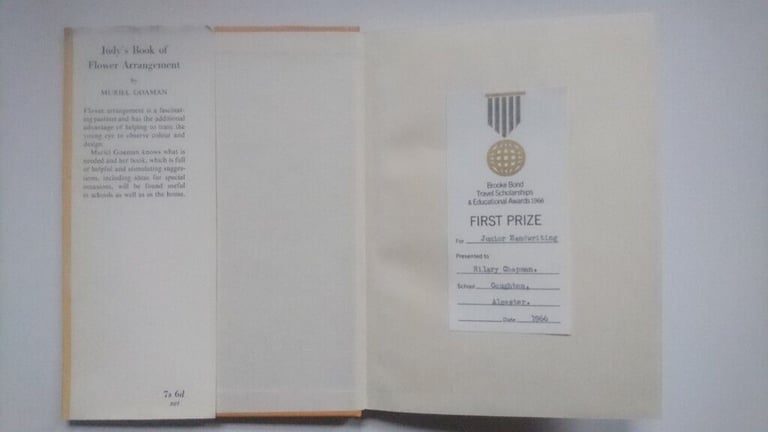 Vintage 1957 Children's First Edition Judy’s Book Of Flower Arranging By Muriel Goaman
