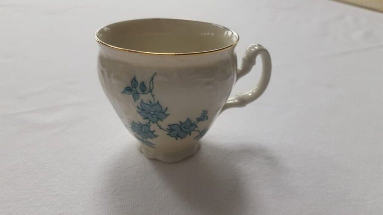 Trio of vintage coffee cups