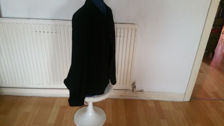 Vintage 90's Designer GHOST Silk Puff Sleeve Jacket. Ex Cond Size : 14