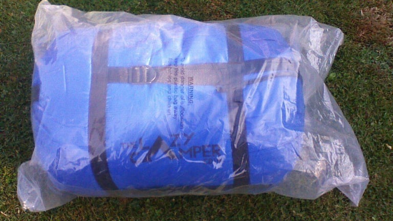 NEW ADULT SLEEPING BAG & SELF INFLATING SLEEPING MATT