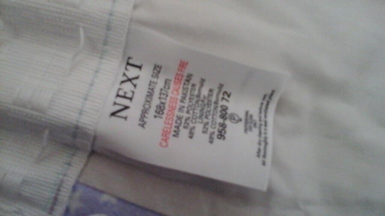 Next fairy duvet cover pillow case and curtains