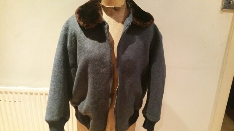 image for Collectible Vintage Aeronautica Militare Italiana Sportofino Bomber Aviator Jacket. Size : S /M