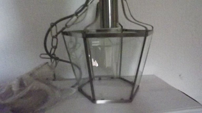 Dulverton Antique Chrome Pendant Ceiling Light