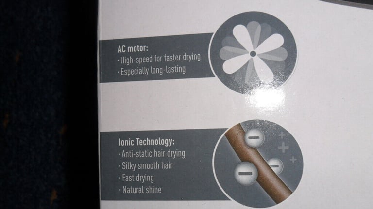 hair dryer silver crest ionic brand new in box