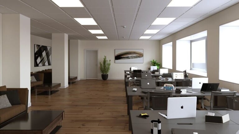 image for NEW AFFORDABLE SHORT TERM WORKSPACE HUB IN SHOREDITCH / ALL-INCLUSIVE PRICING FROM £275 PER PERSON