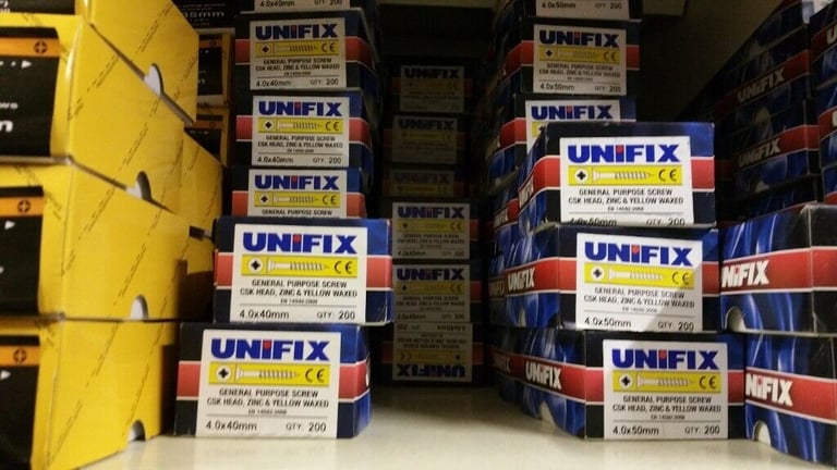 Screws various sizes from  £2 a box