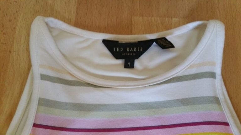 TED BAKER LONDON Summer Body Con Maxi Dress. Mint Cond. Size 1 ( S ). Mint Cond. 
