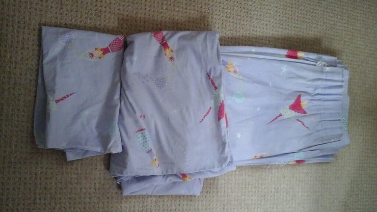 Next fairy duvet cover pillow case and curtains