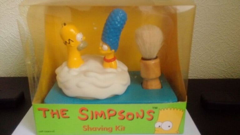 image for Collectable Vintage Brand New Unused and complete The Simpsons Shaving Kit