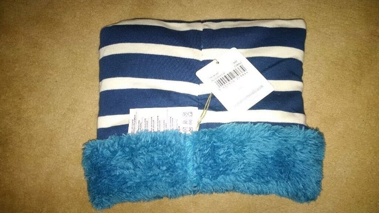 Brand new Seasalt nippers fleece-lined trick hat for 2-5 year old