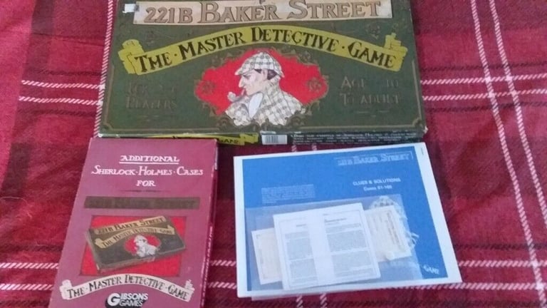 image for 221B BAKER STREET BOARD GAME AND EXTRA CASES