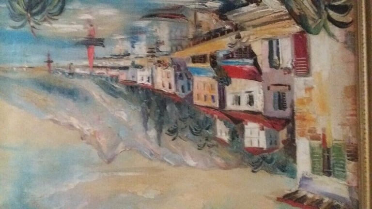 image for ANTIQUE OIL PAINTING BY IRA ENGLEFIELD