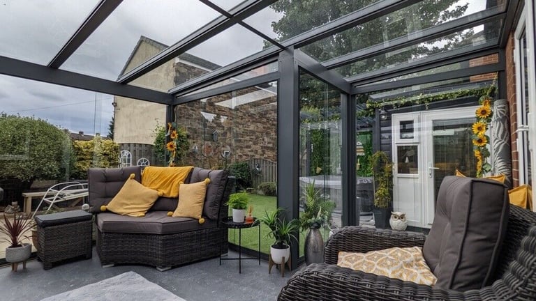 Veranda Glass Room Gazebo Aluminium Roof Canopy Pergola