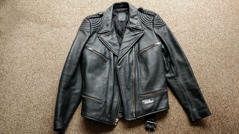 Women's Vintage Leather Motorcycle Jacket Size 42 EU Size 12-14 UK | in  High Wycombe, Buckinghamshire | Gumtree