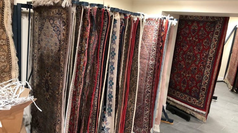 Preowned Hand knotted rugs 