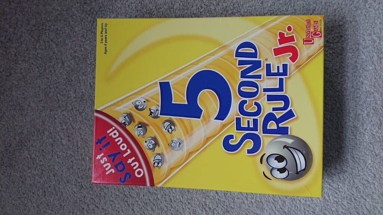 5 Second Rule Junior Game BOARD GAME 'NEW'